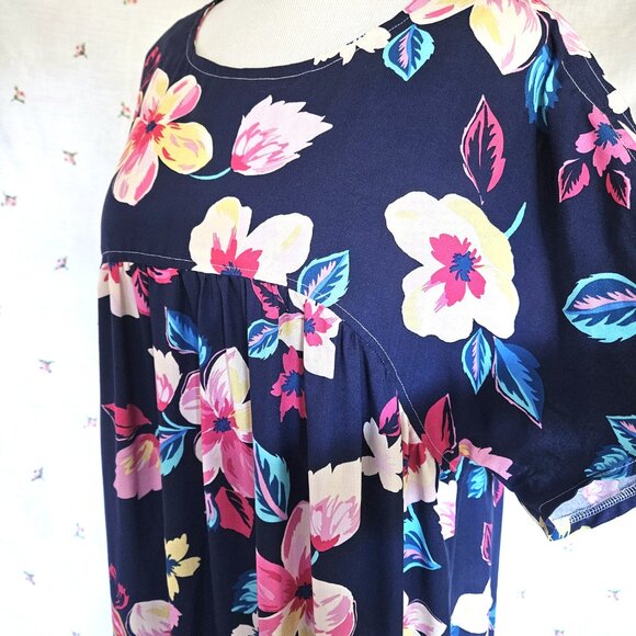 Size M to L Kimono Sleeve Midi Length Dress NWT - Picture 7 of 11